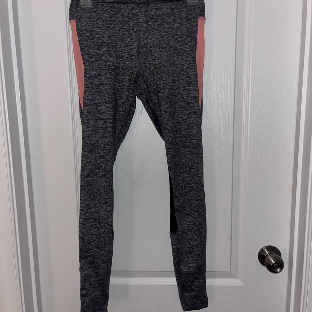 Gray and Pink Women’s Activewear Leggings